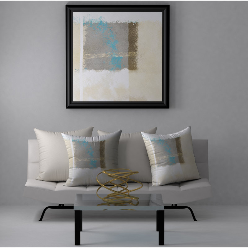 Reversible Throw Pillow, 24" x 24"