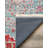 Gulustan Blue Red Oriental Machine Printed Cotton Polyester Area Rug-82401535