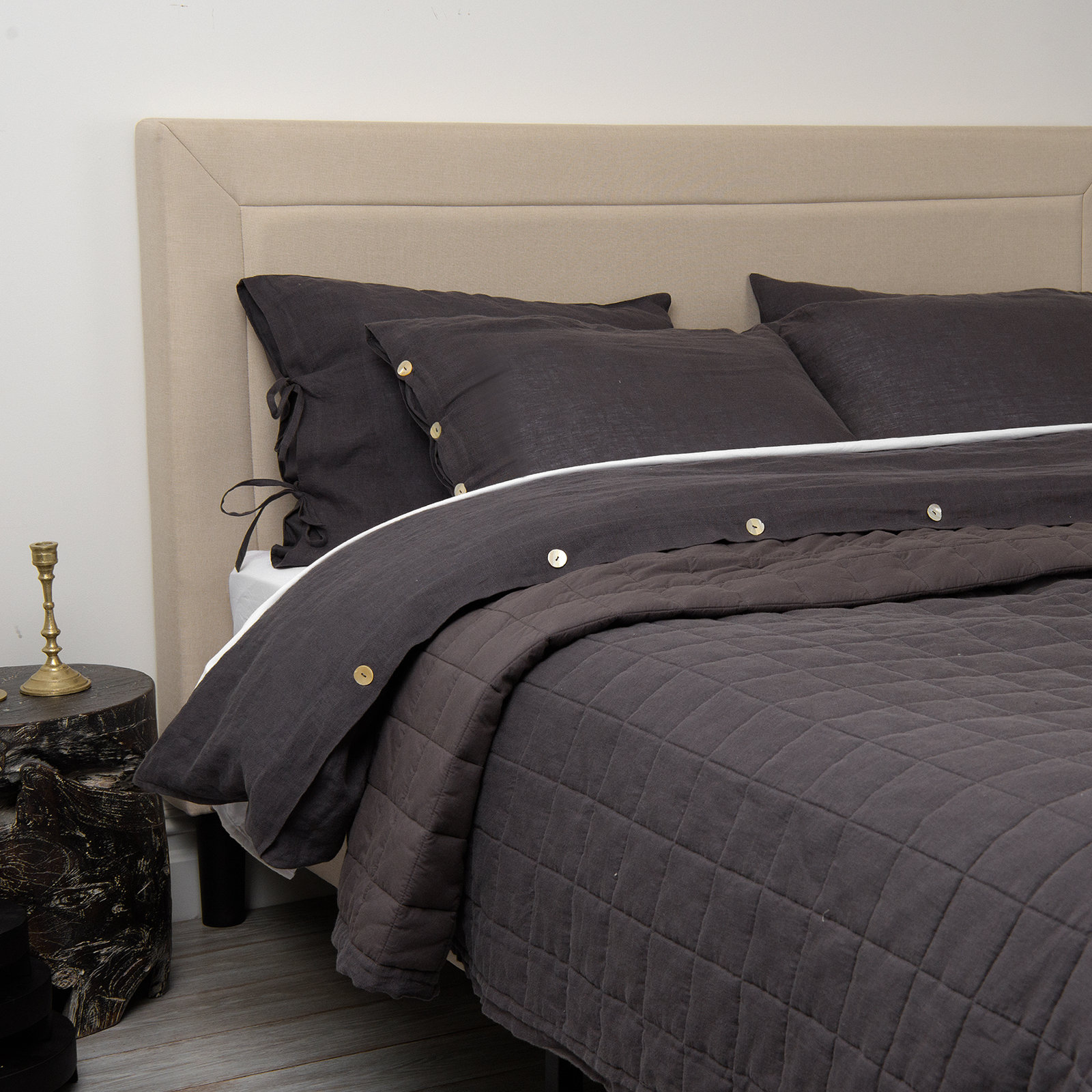 Hatley Quilt, Gray, Twin Quilt