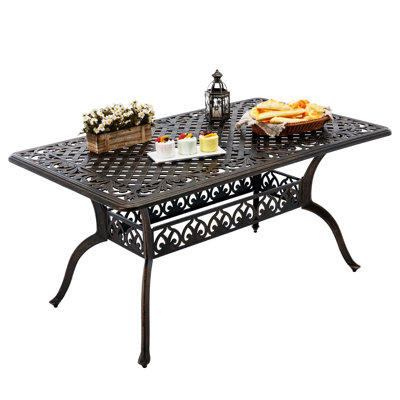 Table de salle à manger d'extérieur pour patio