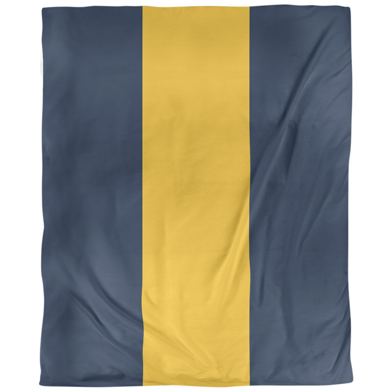 Tissu de basket-ball denver, Bleu nuit / jaune