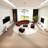 Semi-circular arc  negotiating sofa