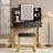 Paradis 31.5" Makeup Vanity with USB Power Outlet & 2 Drawers-995743191
