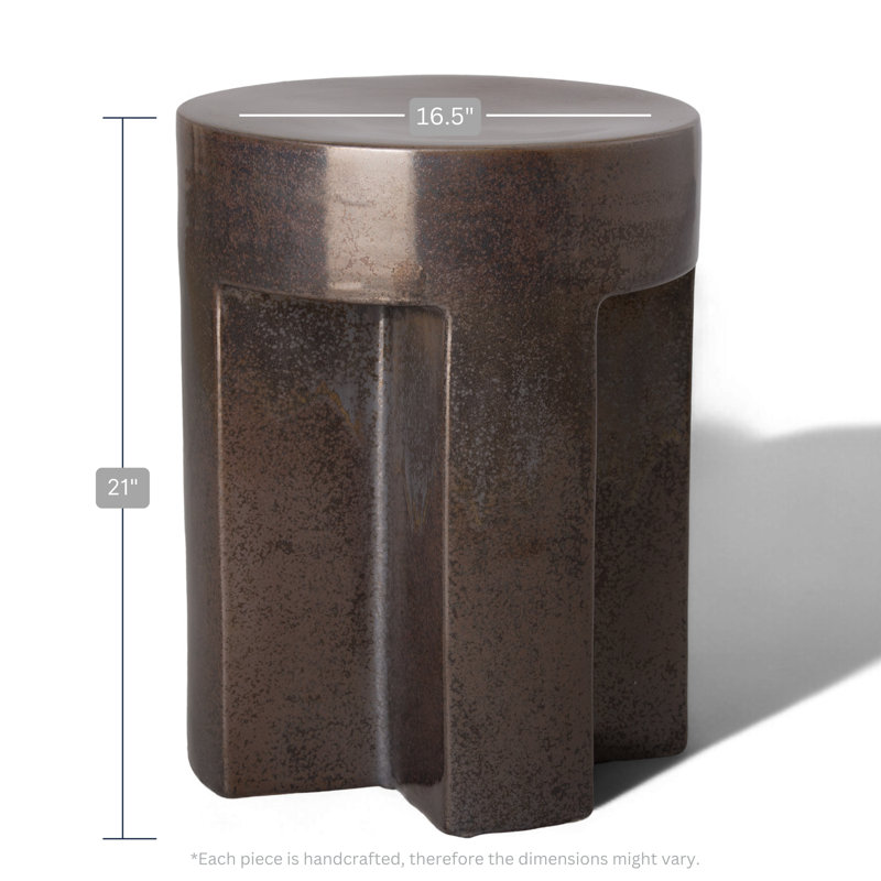 Garden Stool, Gunmetal