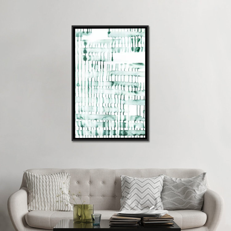 « barri i », reproduction sur toile, H 60 po x l 40po x P 1,5 po, Toile avec cadre noir, Pas de tapis