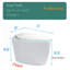 Toilette intelligente unique avec bidet intégré-111875229