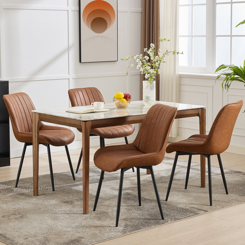 Side Chair in Brown