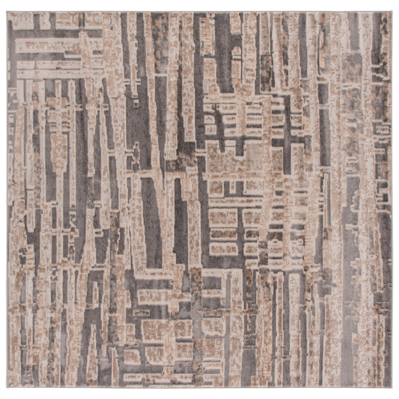 Tapis abstrait 810 Madrid Performance, Square 6'-7