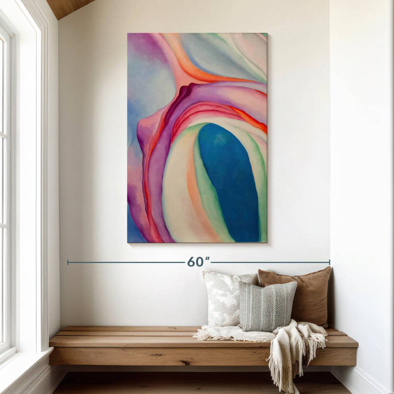Avery musique rose et bleu II, H 48 po x l 32 po
