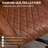 Diamond Quilted PU Leather Office Chair with Premium Durable Construction, Slient Wheels, Easy Assembly, Brown-677448569