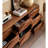Walnut Colored Large Capacity Buffet Table-1119782800