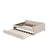 Upholstered Platform Bed With USB And Trundle-1068871440