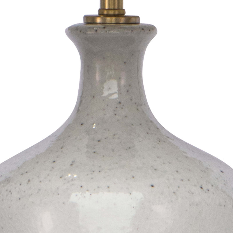 Glace Table Lamp, White