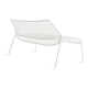Hot Mesh 49'' Powder Coated Steel Outdoor Bench