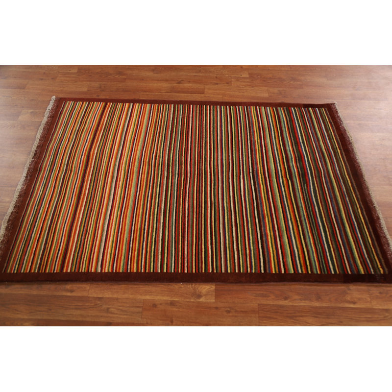 Tapis rayé Gabbeh 3 x 5