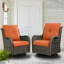 Fauteuils d'appoint en rotin avec coussins Bonia-39751561-39751559