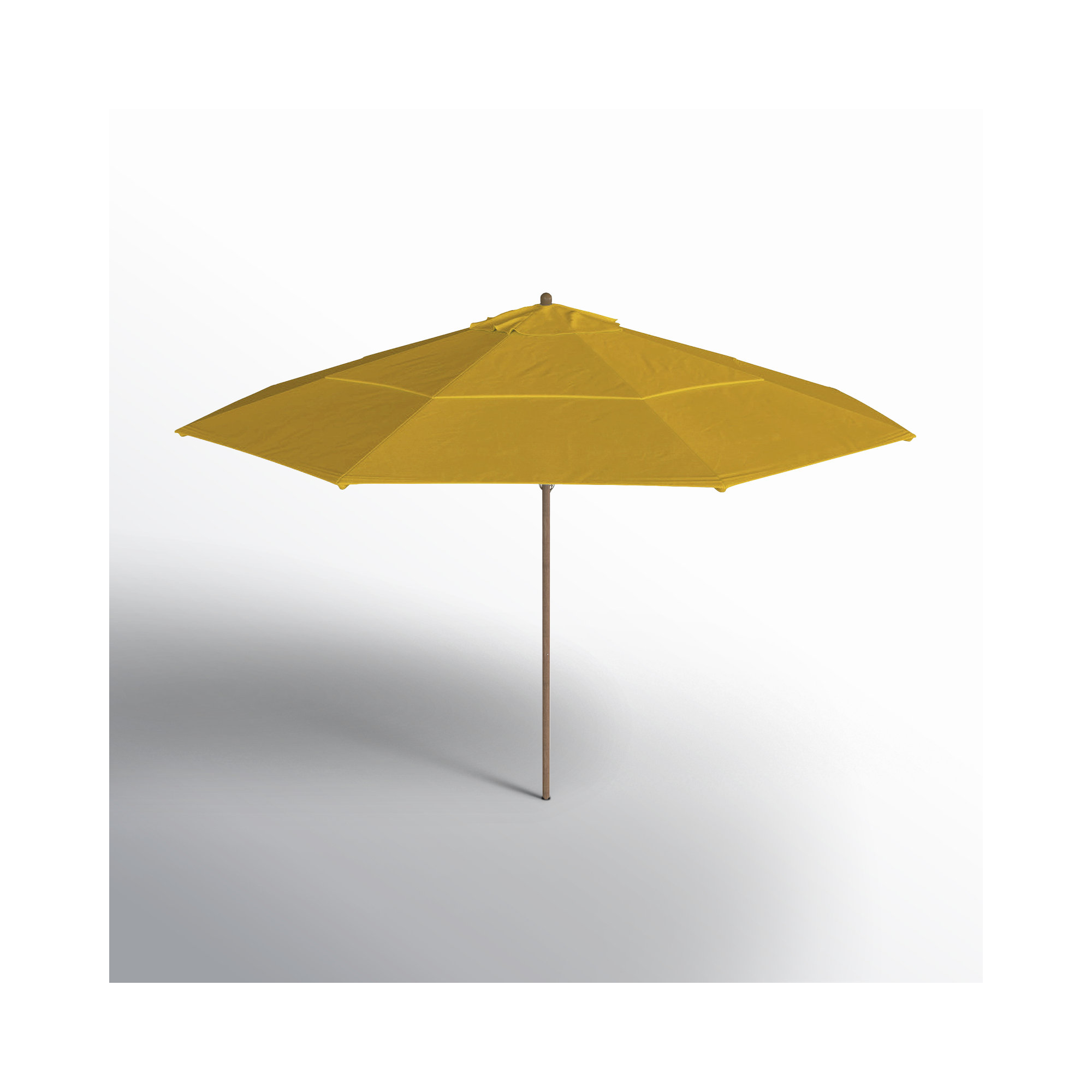 Downtime 132'' Sunbrella® Outdoor Umbrella, Canvas Sunflower Yellow Sunbrella® Canvas