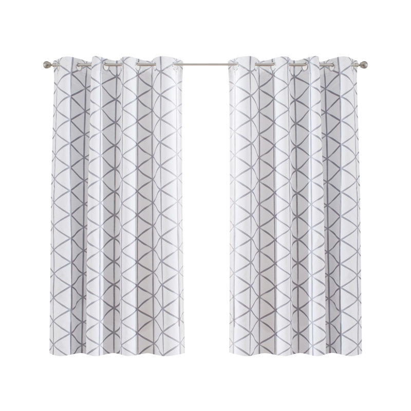 Caillan Room Darkening Curtain Pair, 52" W x 54" L