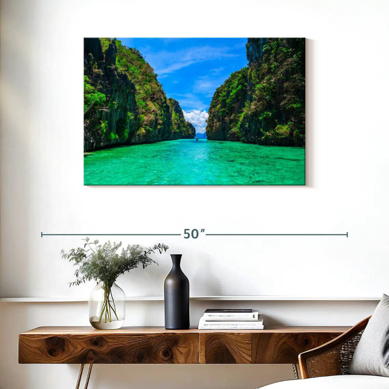 Gillard El Nido, paysage marin tropical, H 24 po x l 36 po