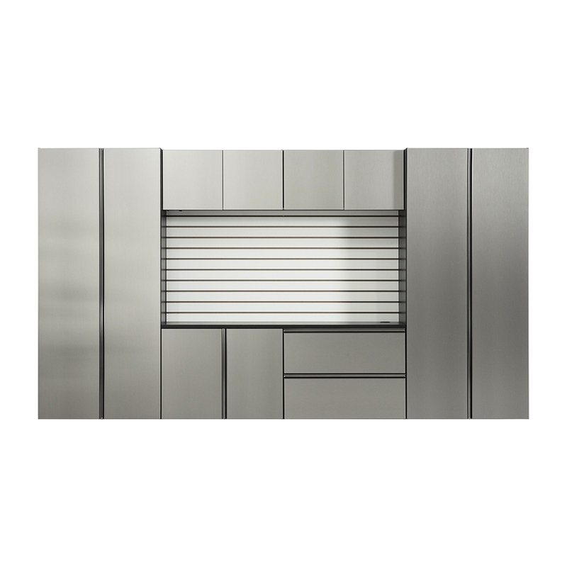 Series Garage Cabinet. 128In. W X 72In. H 20In. D. Wall Mounted With Soft Closing, Extra Deep Storage, Water & Heat Resistance, Stain Scratch Resistance Cabinet - 128In.W 72In.H 20In.D, Mounted,