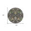 Tapis d'intérieur rond 8 pi
