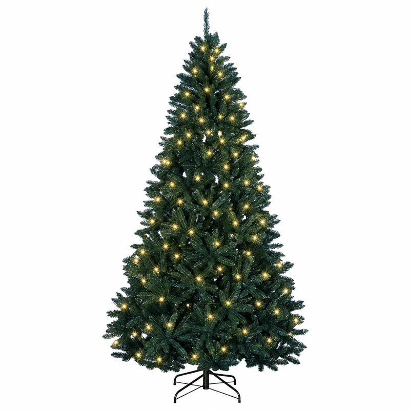 Christmas Tree, Ø 120 x 240 cm, with 300 LEDs, Medium Green