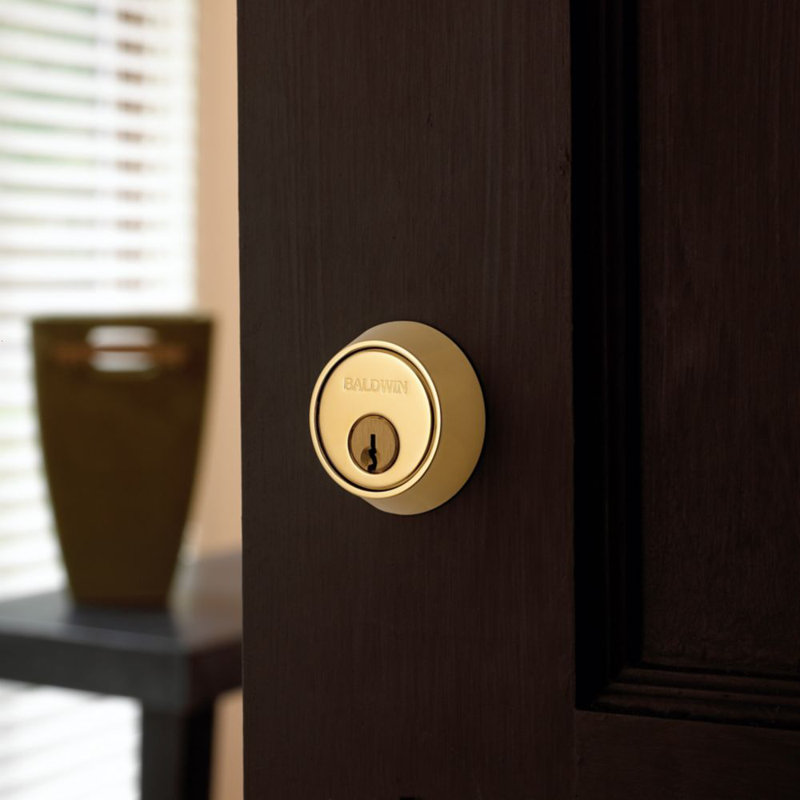 Double Cylinder Deadbolt, Polished Chrome