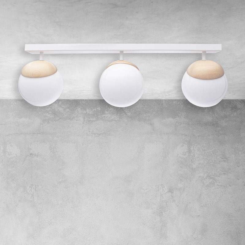 Parette Spotlight, White/Copper
