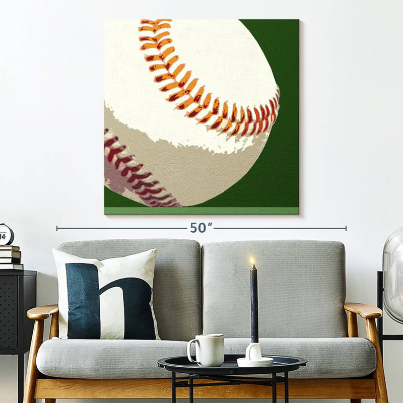 Baseball I, 33" H x 33" W