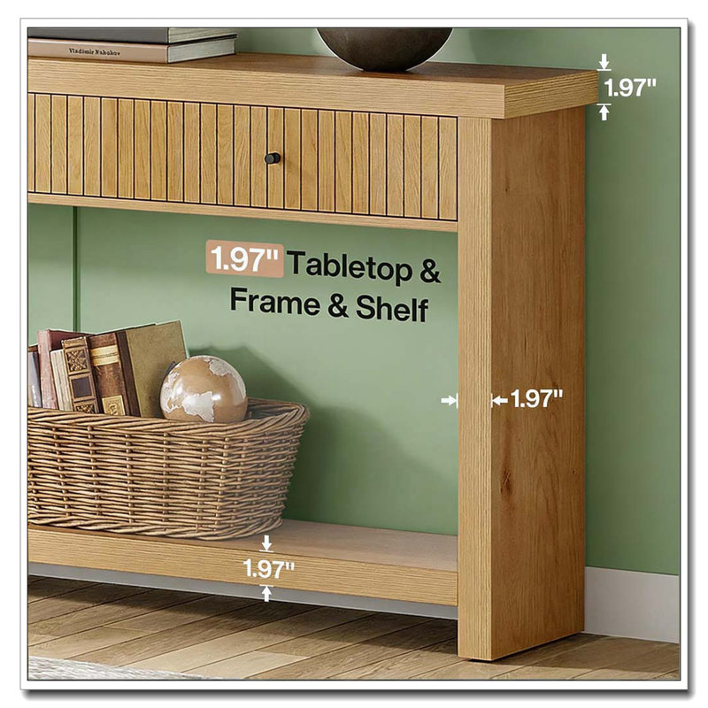 Table basse moderne avec canapé en bois Zen