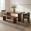 Lila Dining Bench Large Brown-1685843085