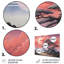 Ensemble de décorations murales en métal «Pink Embrace Landscape»