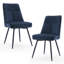 Chaises de salle à manger rembourrées modernes en tissu avec structure en métal pour salle à manger de cuisine-1691928872