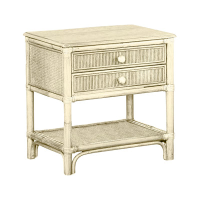 Summer Retreat 2 - Drawer Rattan Nightstand