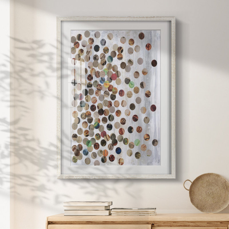 100 centimes II - impression encadrée, H 28,5 po x l 20,5 po, Blanc
