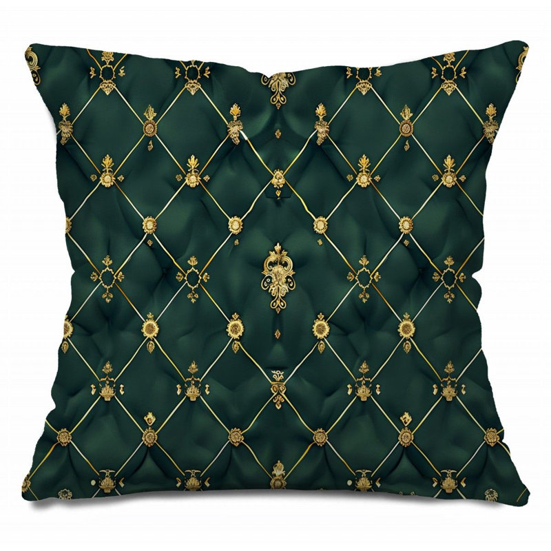 Coussin en coton réversible, H 20 po x l 20 po