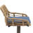 2Pcs Blue Linen Swivel Stools, Adjustable Height With Footrest For Home Dining Room Bar Kitchen And Comfort-837263202
