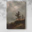 Paysage rétro CXII - Toile tendue avec châssis-1892394752