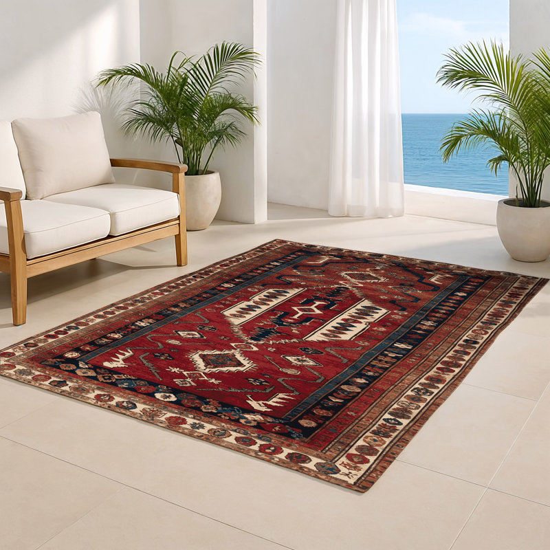 Tapis turc intérieur et extérieur brun, Rectangle 4pi x 6 pi