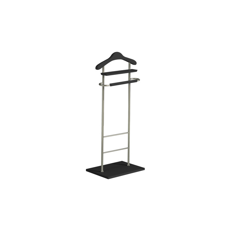 Beeks Freestanding Valet Stand, Black