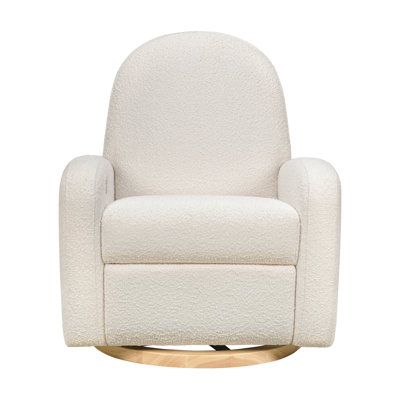 Nami Electronic Recliner and Swivel Glider Recliner in Shearling with USB port