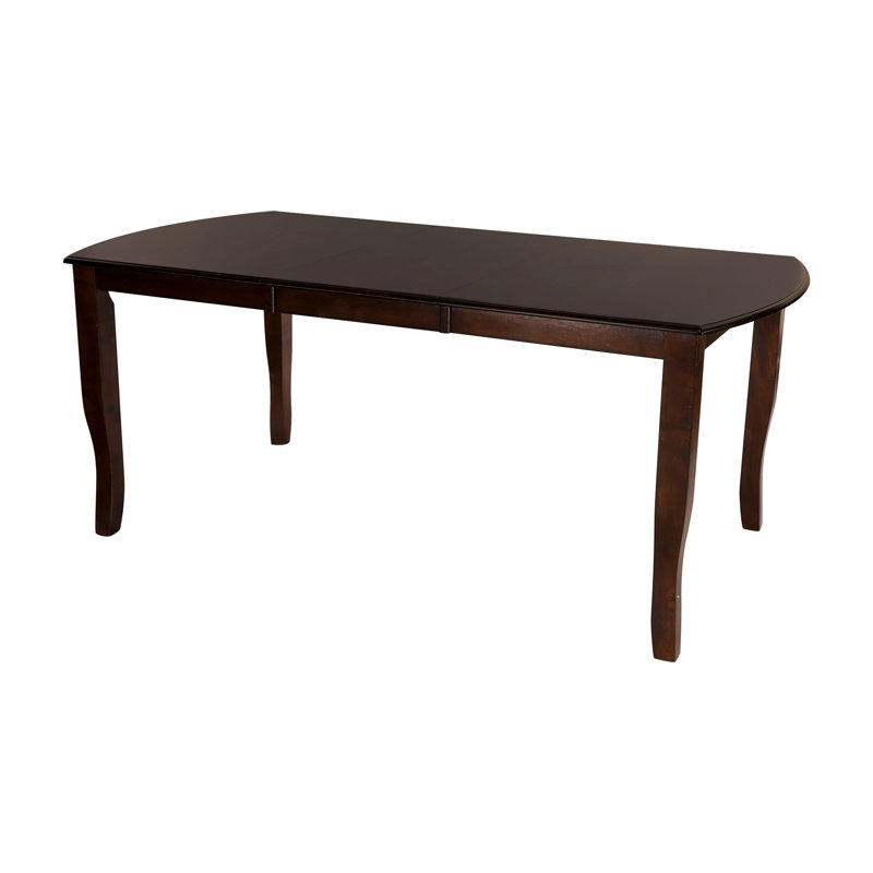 Table de salle à manger 1Pc avec rallonge séparée en bois de placage de manguier