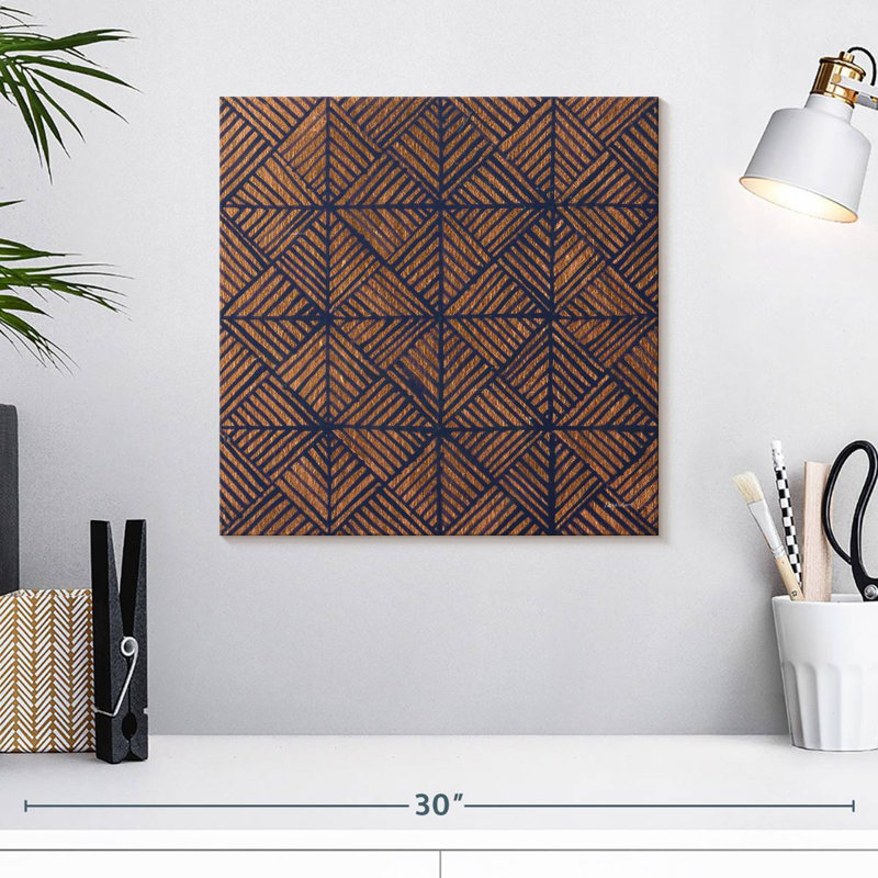 Kerner Copper Pattern, 16" H x 16" W