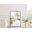 Alcantera Rectangle Metal Frame Wall Mirror Simple and Elegant Modern Design-66167300-66167303