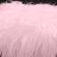 Repose-pieds rond en fausse fourrure 16,9 po BirdRock Home - Rose / Argent-1305543321-1234692810