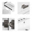 Meuble-lavabo sur pied simple 36 po avec plateau en résine Monigue-589836880