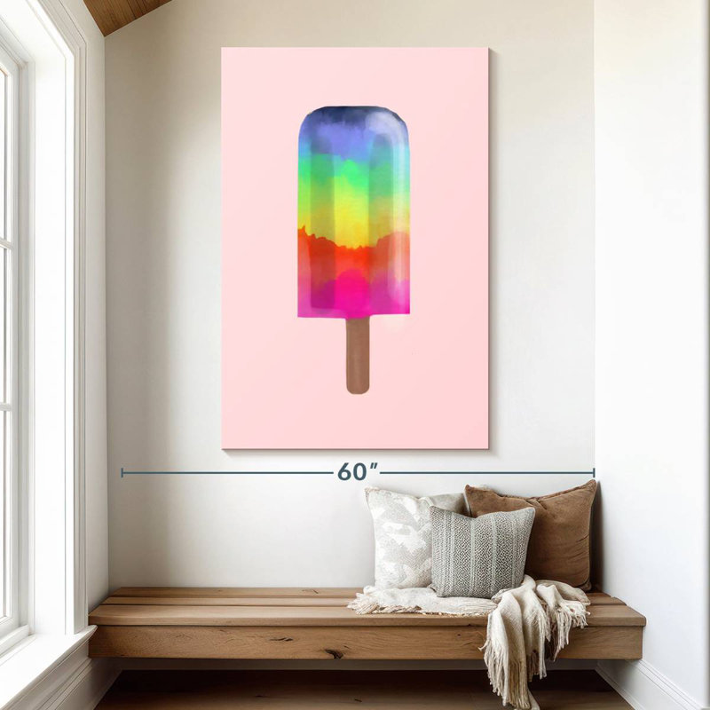 Yarlin Rainbow Popsicle, H 51 po x l 34 po