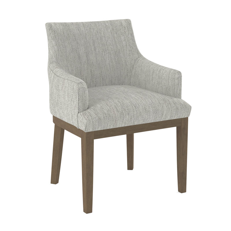 19'' H Upholstered Armchair, Weathered Gray, 61481-73