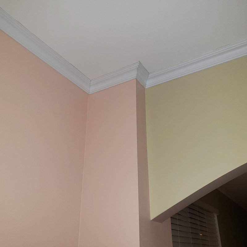 Moulure couronnée en polystyrène à coller de L 78,74 po x l 2,78 po x H 1,97 po x P 1,97 po. pi.