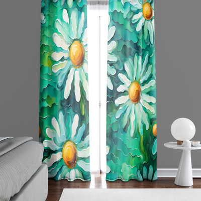 Semi Sheer Curtain Pair